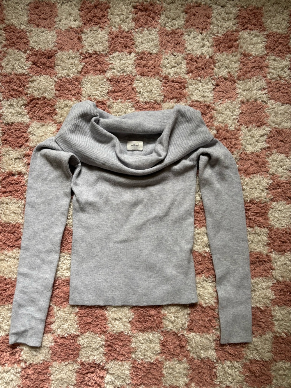 Wilfred Off-the-shoulder Knit Sweater
